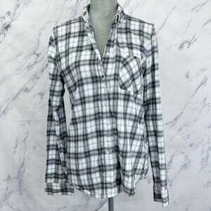 PINK | Victoria’s Secret | Plaid Long Sleeve Button-Down Shirt | L